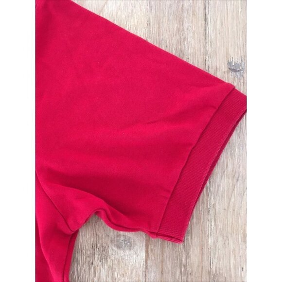 Vintage Polo by Ralph Lauren Red Polo Shirt Short Sleeve Soft Cotton Mens XXL - Picture 4 of 4